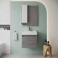 Wall Hung Vanity Basin Unit & Polymarble Basin 500mm Balterley, Choice of Finish