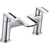 Modern Deck Mounted Bath Filler Tap - Chrome