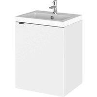 Hudson Reed Fusion 400Mm Vanity Unit & Basin - Gloss White
