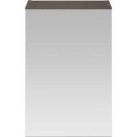 Hudson Reed Fusion 450Mm Mirror Cabinet - Grey Woodgrain