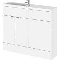 Hudson Reed Fusion 1000Mm Combination Vanity & Wc Compact - Gloss White
