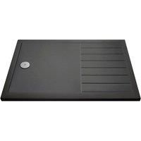 Rectangular Walk-In Shower Tray 1700mm x 700mm - Slate Grey - Nuie