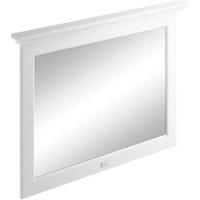 Bayswater Flat Bathroom Mirror 1000mm Wide - Pointing White