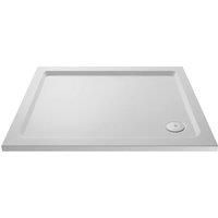 Hudson Reed Slip Resistant Rectangular Shower Tray 1000mm x 700mm - White