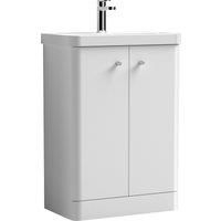 Core Floor Standing 2 Door Vanity With Ceramic Basin 600mm - COR106