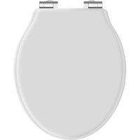 B C Designs Victrion White Gloss Soft Close Toilet Seat Gloss White