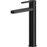 Merano Arvan High Rise Basin Mixer Tap - Matt Black