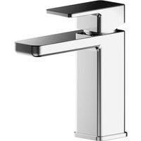 Nuie Windon Basin Mixer Tap Single Lever Chrome Waste Bathroom Modern