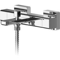 Nuie Windon Wall Mounted Thermostatic Bath Shower Mixer - Chrome