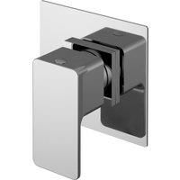 Nuie Windon Square Concealed Stop Tap Shower Valve - Chrome