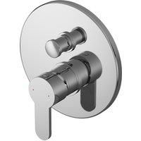 Nuie Arvan Manual Concealed Shower Valve with Diverter Single Handle - Chrome
