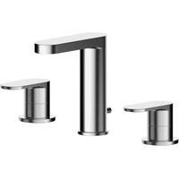 Nuie 3TH Basin Mixer Tap Pop Up Waste