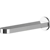 Nuie BIN300 Binsey Modern Bathroom Round Wall Mounted Bath Spout, 45mm, Chrome