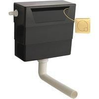 HUDSON REED CONCEALED DUAL FLUSH CISTERN 3/6 LITRE + SQUARE BUTTONS