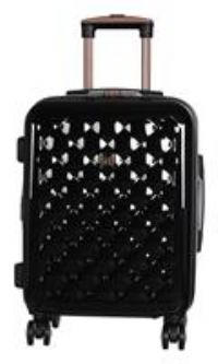 it Luggage Expandable 8 Wheel Hard Cabin Suitcase - Black