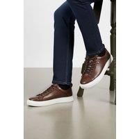 Holden Casual Lace Up Leather Trainers