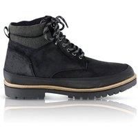 Silver Street London Men/'s Braben Leather Casual Lace-up Boot, Black, 7