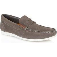 Silver Street London Stanhope Mens Casual Suede Slip on Loafers Sizes 7-12 (9 UK, Grey)