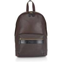 Silver Street London Men's Sergio Premium Leather Backpacks in Brown