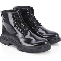 Silver Street London Men/'s Greenwich Leather Casual Ankle Lace up Boot, Black, 12