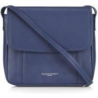 Silver Street London Women/'s Chloé Genuine Leather Large Crossbody Organiser Messenger Shoulder Bag, Blue