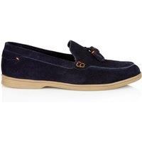 Silver Street London Men/'s Wembley Suede Leather Slip on Casual Tassel Summer Loafer, Navy, 11