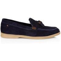 Silver Street London Men/'s Wembley Suede Leather Slip on Casual Tassel Summer Loafer, Navy, 9