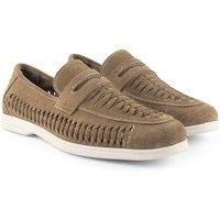 Perth Suede Woven Loafer