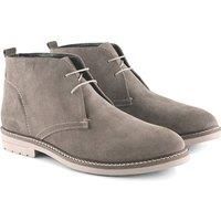 Silver Street London Newington Suede Leather Mens Chukka Boots Lightweight Durable Smart Casual Boots for Men, Grey, UK 8