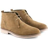 Silver Street London Newington Suede Leather Mens Chukka Boots Lightweight Durable Smart Casual Boots for Men, Tan, UK 7