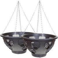 Easy Fill Hanging Basket Set of 2 x 15" Baskets