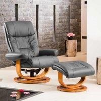 Artemis Home Barriston Swivel Recliner With Massage And Heat - Grey