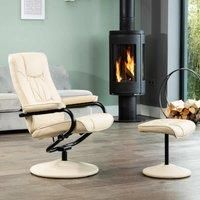Gibson Swivel Recliner and Footstool