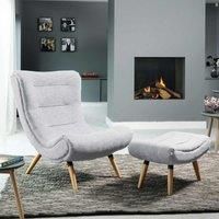 Artemis Home Madelia Accent Chair - Light Grey, Grey