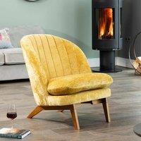 Artemis Home Mateo Fabric Accent Chair - Mustard, Yellow