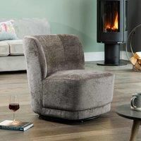 Artemis Home Camarillo Swivel Base Fabric Accent Chair - Dark Grey, Grey