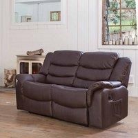 Lantana 2 Seat Recliner Sofa Brown