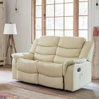 Lantana 2 Seat Recliner Sofa Cream