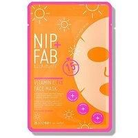 Nip + Fab Illuminate Vitamin C Fix Sheet Face Mask, 25ml, New