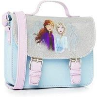 Disney Frozen 2 Handbag for Girls, Glitter Satchel Bag Featuring Anna and Elsa, Frozen Accessories, Children Cross Body Fashion Shoulder Bag, for girls