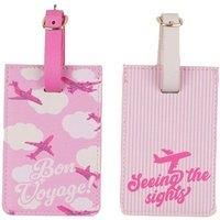THE VINTAGE COSMETIC COMPANY Luggage Tag - Set of 2