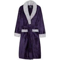 CityComfort Dressing Gown Women, Fluffy Bath Robes for Women, Gifts for Her (M, Dark Purple)