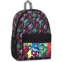 Marvel Backpack School Bag for Boys (Black Avengers)