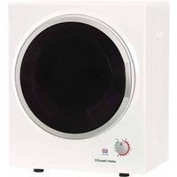 Russell Hobbs RH3VTD800 White 2.5kg Compact Mini Vented Portable Tumble Dryer