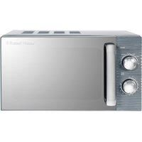 Russell Hobbs RHM1731G Inspire 17L 700w Grey Solo Manual Microwave with 5 Power Levels, Timer, Defrost Setting, Easy Clean