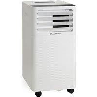 Russell Hobbs RHPAC11001 1200W 11000BTU White 2 in 1 Portable Air Conditioner & Dehumidifier with Remote Control, LED Display & Integrated Timer