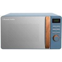 Russell Hobbs Blue Microwave 17L 700w Scandi Digital RHMD714BL-N, 5 Power Levels