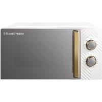 Russell Hobbs White Microwave 17L 700W Manual with Dial Control Defrost, RHMM723