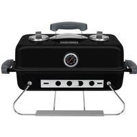 George Foreman Charcoal BBQ Premium Portable Briefcase in Black GFPTBBQ1004B