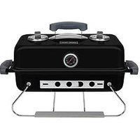 George Foreman Charcoal BBQ Premium Portable Briefcase in Black GFPTBBQ1004B